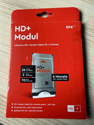 Modul für satelliten tv - hd+, satelliten-tv